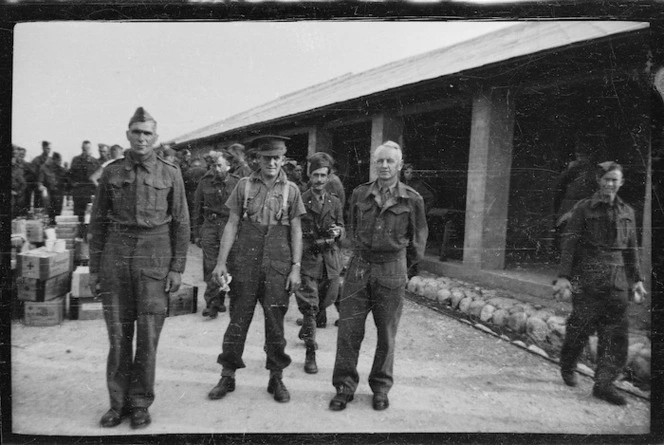 Prisoners of war in Italian Camp no. 57 - Photograph taken by Lee Hill