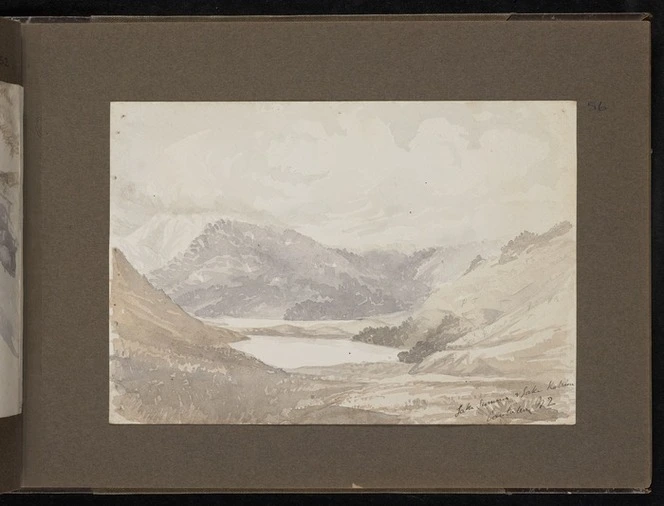 Hurt, Theodore Octavius fl 1860-1871 :Lake Sumner & Lake Katrine, Canterbury, N.Z. [1861-1871].