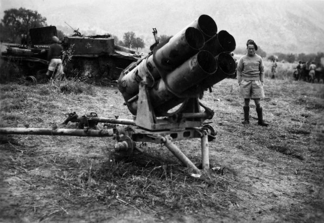 Nebelwerfer `Minnie', Cassino, Italy