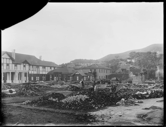 Government House, Newtown, Wellington, during renovations