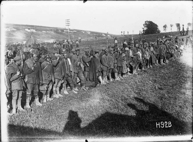 German prisoners in Puisieux, World War I