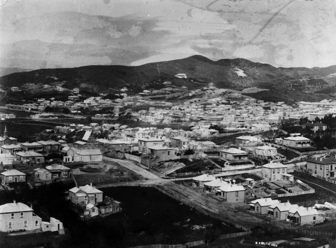 Looking south east over Newtown, Wellington