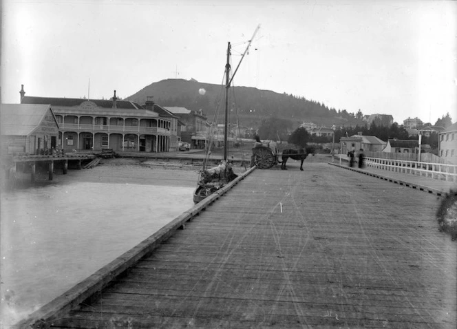 Devonport, Auckland, with ferry wharf