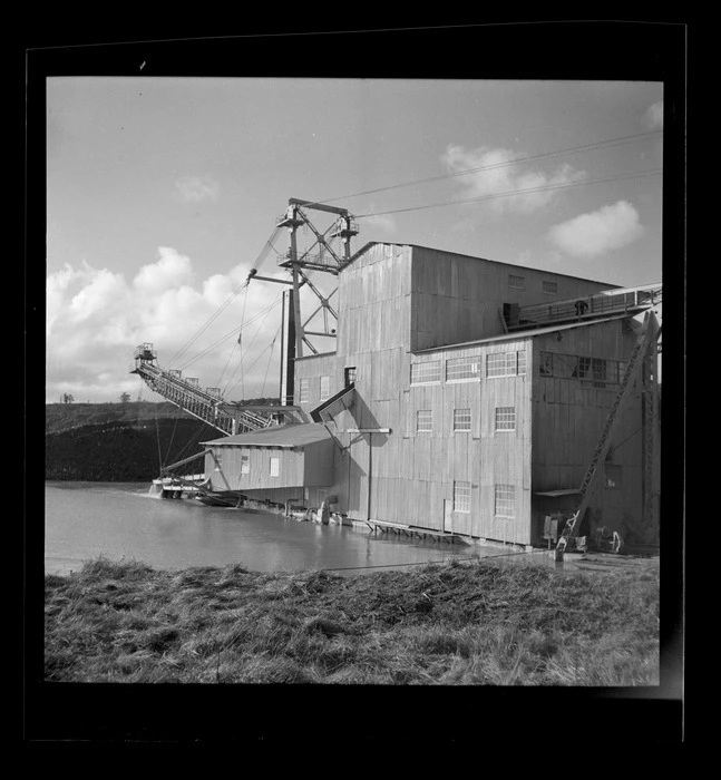 Gold dredge, South Island