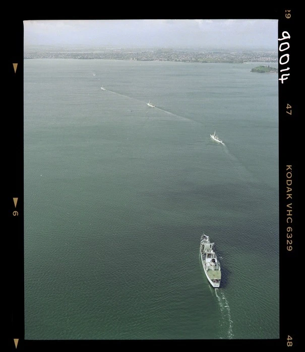 Royal Canadian Navy ships with the naval flotilla