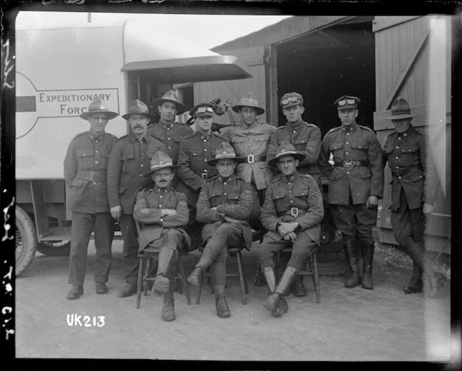The Motor Transport Section at Sling Camp, World War I