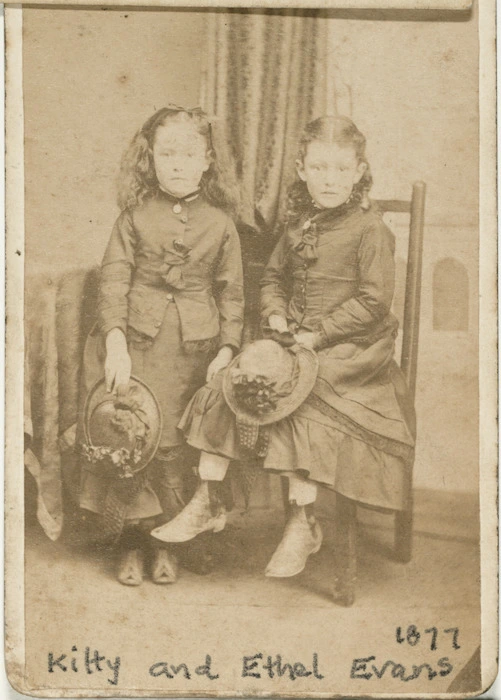 Portrait of Kitty and Ethel Evans