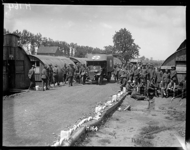 General view of the New Zealand Field Ambulance, World War I