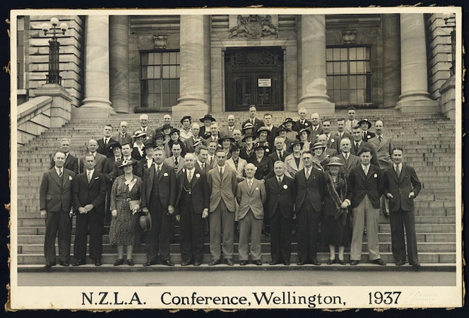 New Zealand Library Association Conference, Wellington - Photograph taken by S P Andrew