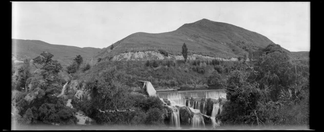 Big waterfall. Maraetotara River