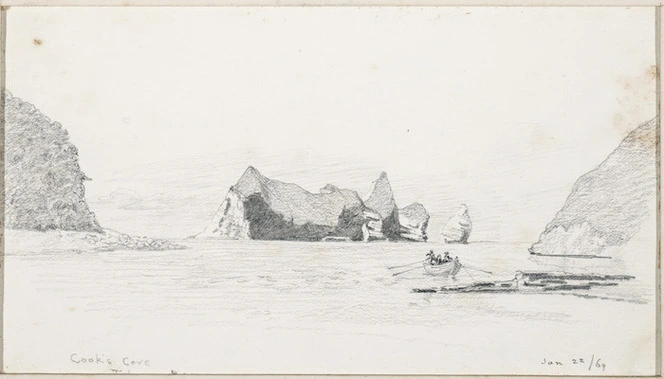 [Richmond, James Crowe] 1822-1898 :Cooks Cove. Jan 22 1869.