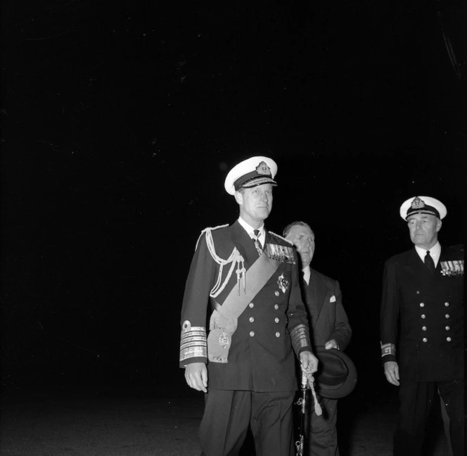 The Duke of Edinburgh in naval uniform