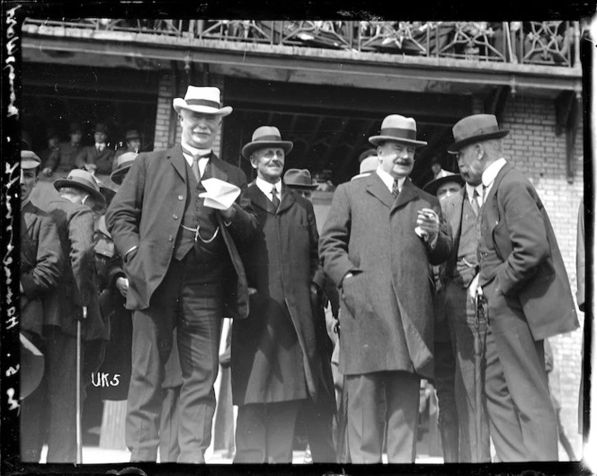 Prime Minister William Massey and Sir Joseph Ward in London