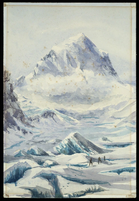 Green, William Spotswood 1847-1919 :Mount Cook from the Linda Glacier / W. S. G. [1882]