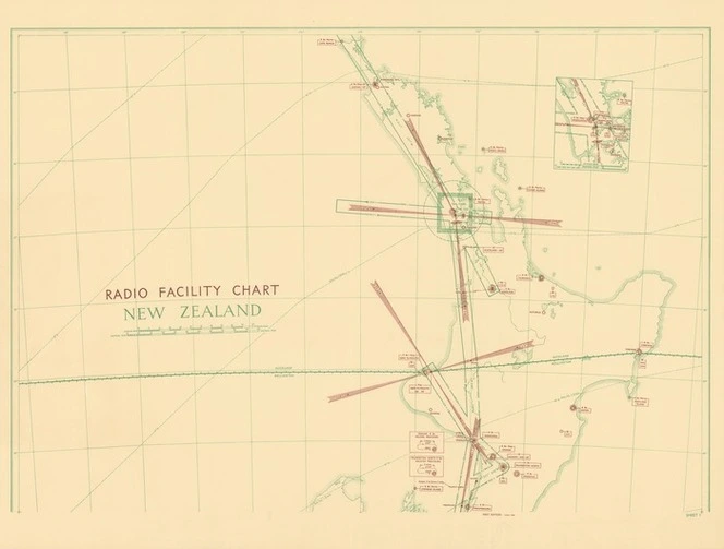 Radio facility chart New Zealand / drawn by Lands and Survey Dept., N.Z..
