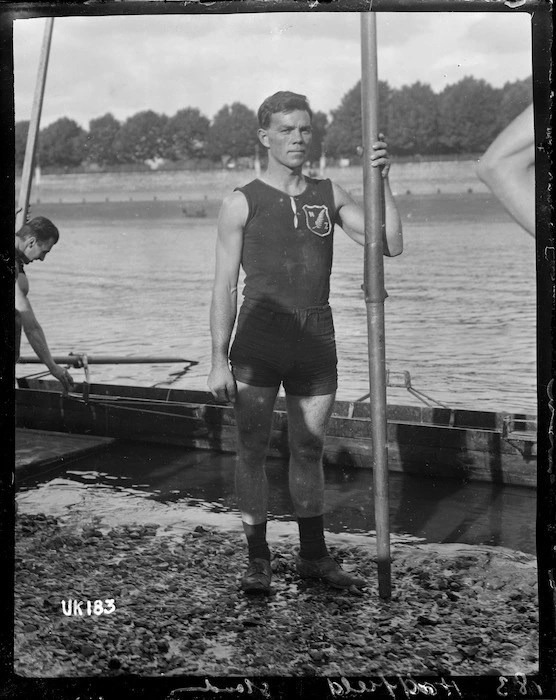 New Zealand rower Darcy Hadfield in London