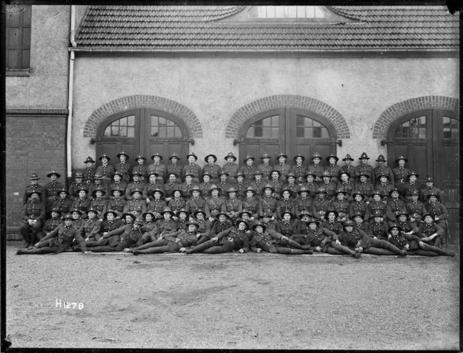 Part of the Canterbury Company that furnished guards in Germany following World War I