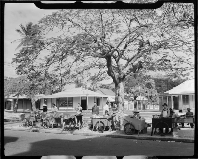 Street vendors, Noumea, New Caledonia