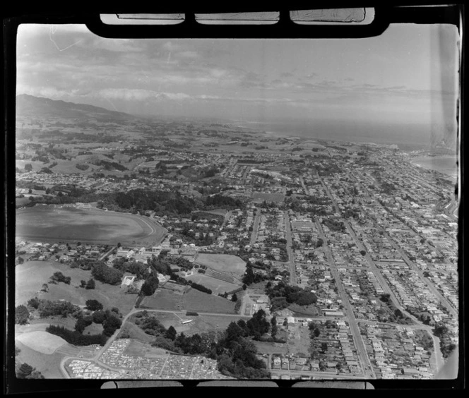 New Plymouth, Taranaki district, featuring racecourse