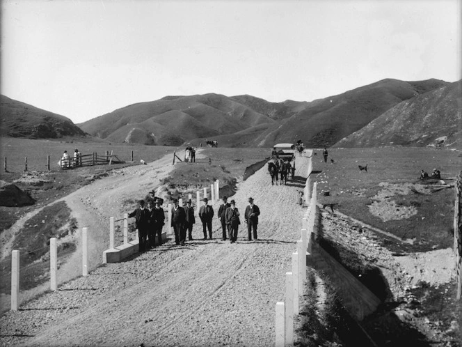 Opening of the Happy Valley bridge, Wellington