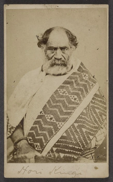 Photographer unknown :Portrait of Te Anaua, Hori Kingi