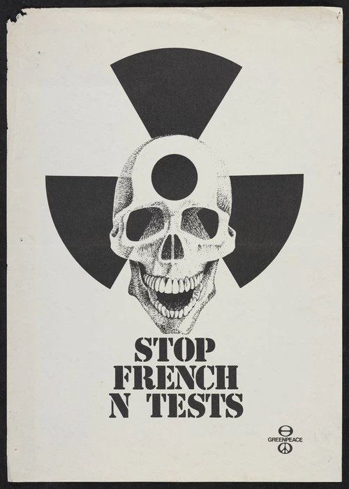 Greenpeace: Stop French N tests [ca. 1980]