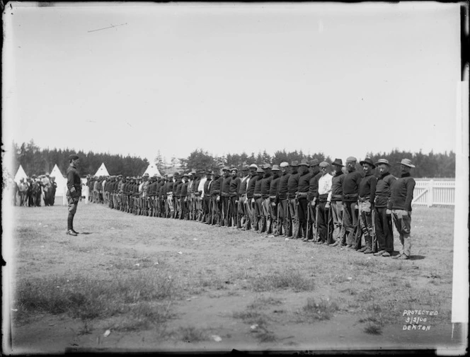 Third Contingent for the South African war, probably at Wanganui