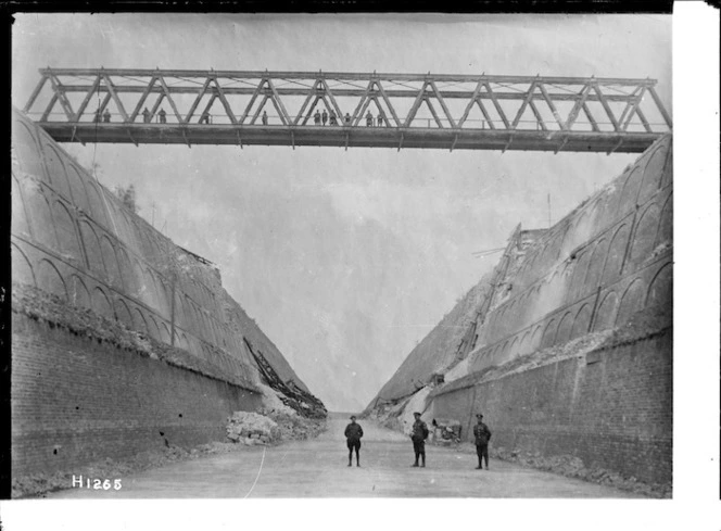 Iron bridge designed and built by New Zealand engineers