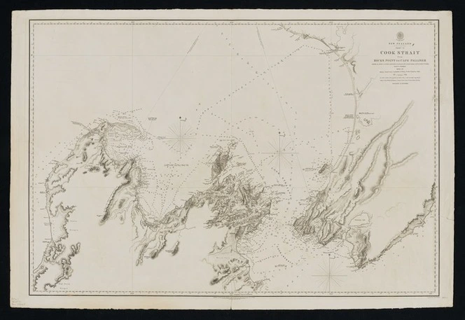 Cook Strait from Rocks Point to Cape Palliser / surveyed by J.L. Stokes, G.H. Richards ...[et al.] H.M.S.V. Acheron 1849-51.