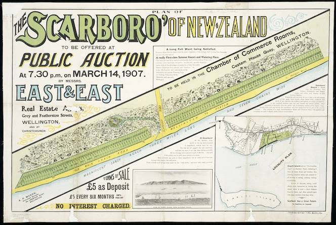 Plan of the Scarboro' of New Zealand / A.P. Mason, surv.