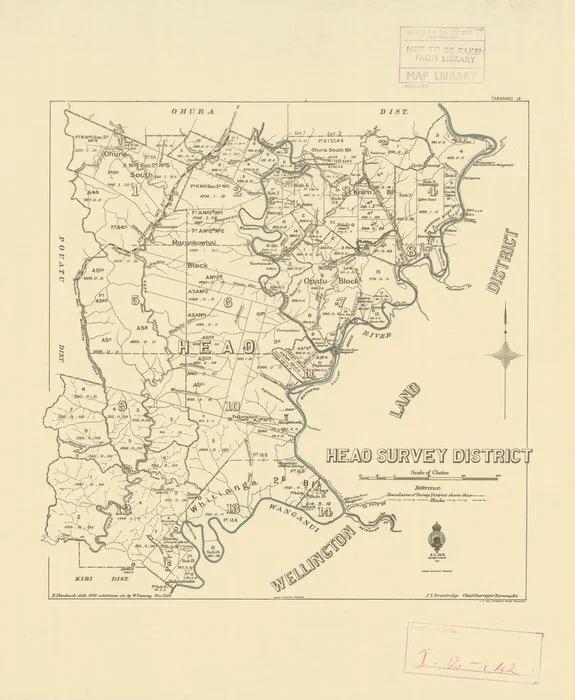 Heao Survey District [electronic resource] / E. Pfankuch, delt. 1916 ; additions etc. by W. Conway, Nov. 1924.