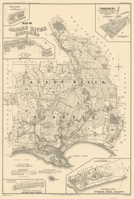 Map of Jacobs River Hundred [electronic resource].