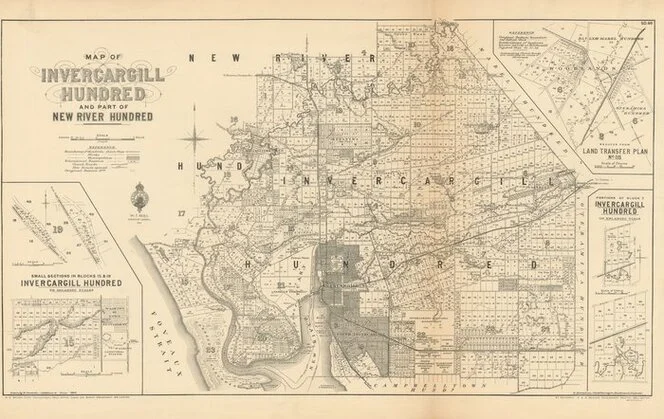 Map of Invercargill Hundred and part of New River Hundred [electronic resource].