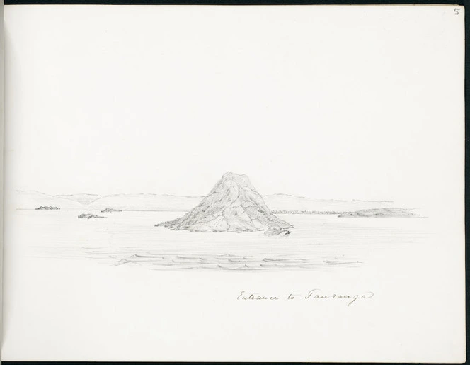 Spratt, Henry Thomas, b 1827 :Entrance to Tauranga. [1860s?]
