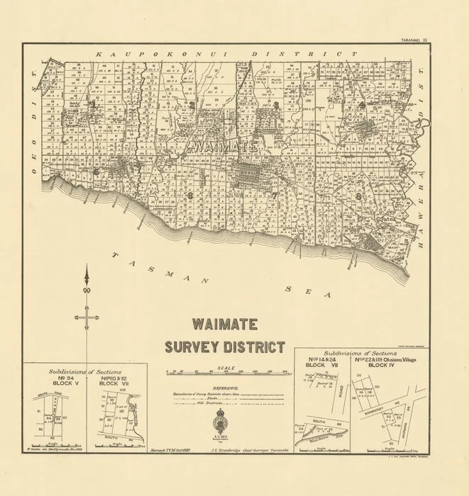 Waimate Survey District [electronic resource] / W. Gordon, del., New Plymouth, Nov. 1903.