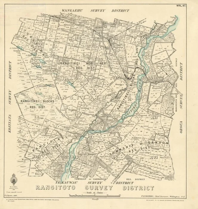 Rangitoto Survey District [electronic resource] / T.J. Lowe, delt.