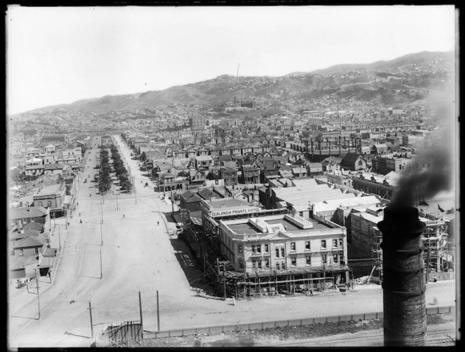 Part 5 of a 6 part panorama of Wellington city