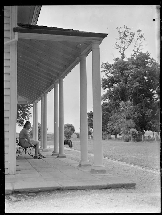 View from the verandah of the Treaty house, Waitangi