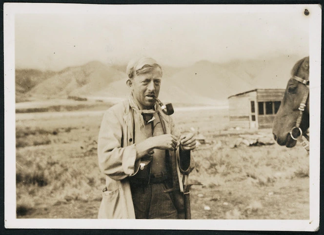 John Pascoe at Manuka Point Station, Canterbury