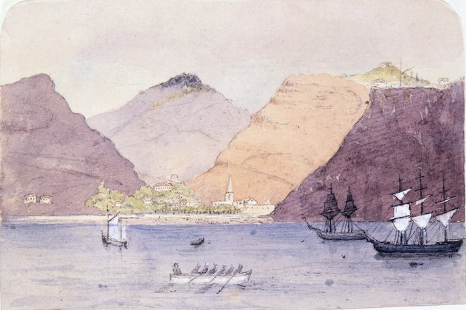 Artist unknown :[Album of an officer]. [Ascension Island, 1864?]