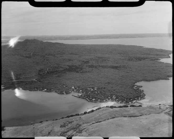 Rangitoto Island, Islington Bay, and Mototapu Island, Auckland