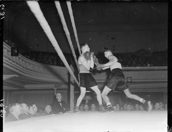 Canterbury versus Wellington boxing