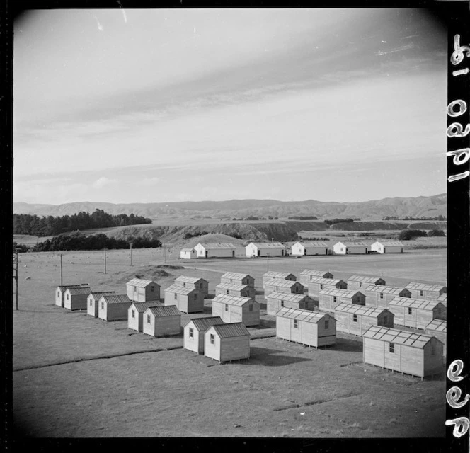 Army huts at Linton