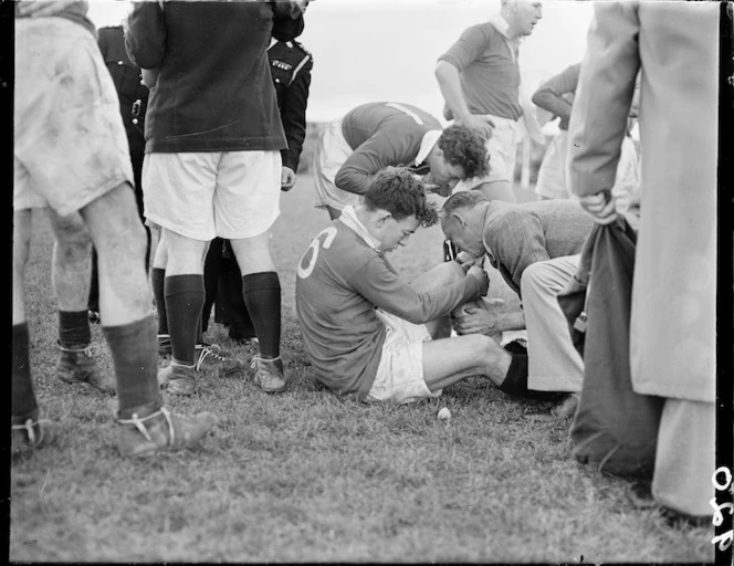 British Isles versus Wellington rugby game