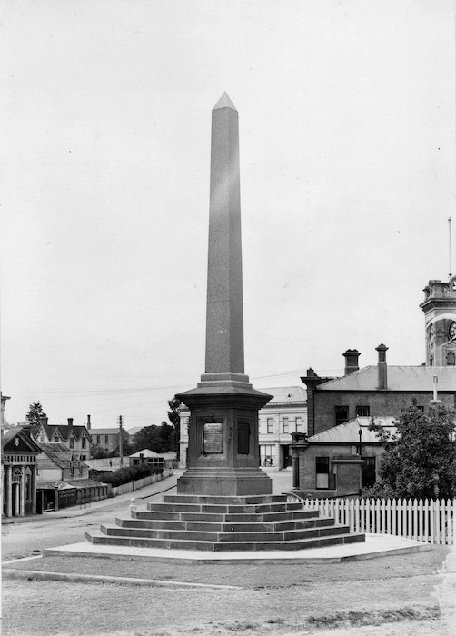 Wrecks monument on the corner of Sophia and Perth Streets, Timaru