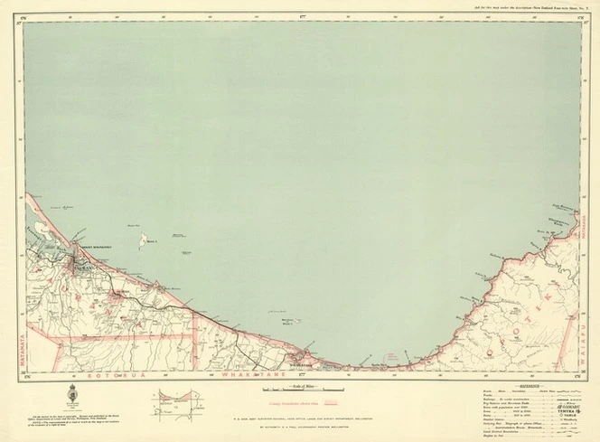 New Zealand. Department of Lands and Survey : New Zealand Four-mile Sheet No 7 [map]. 1942