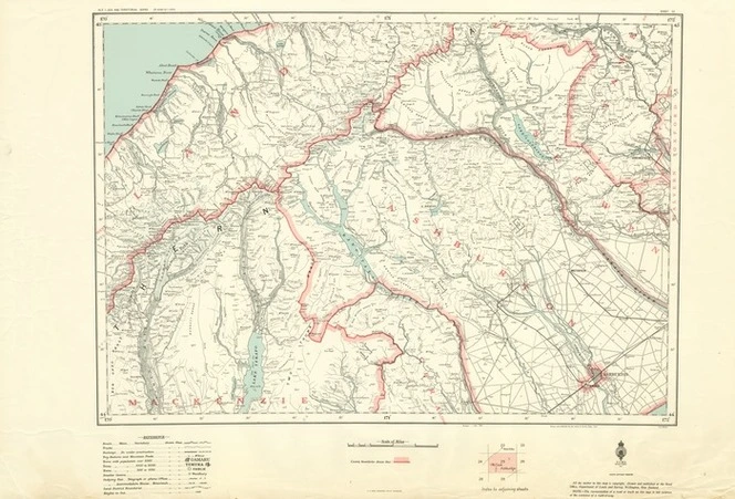 New Zealand. Department of Lands and Survey : New Zealand Four-mile Sheet No 25 [map]. 1949