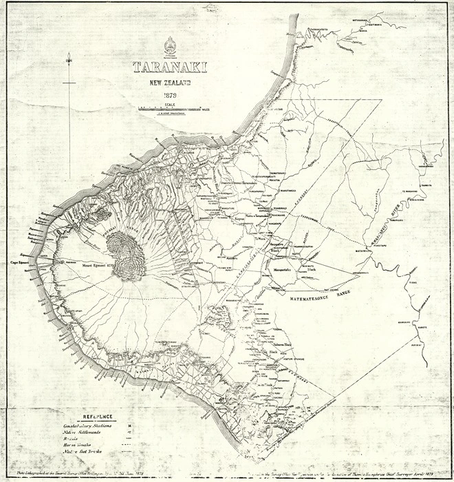 New Zealand General Survey Office : Taranaki New Zealand [facsimile]. 1879