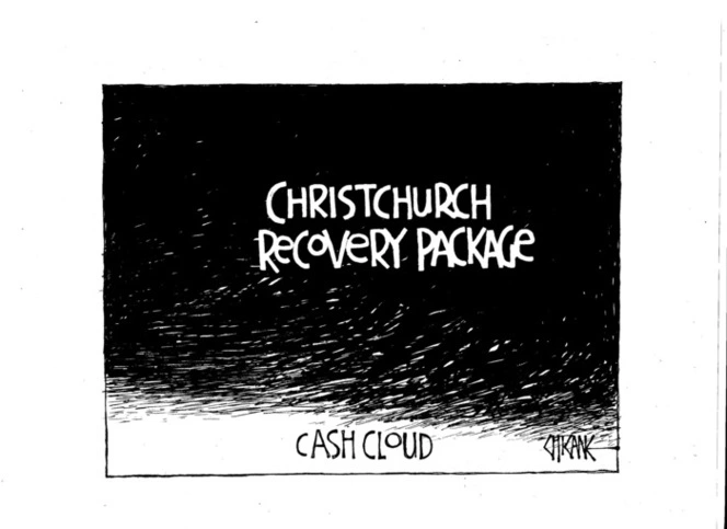 Winter, Mark 1958- :Christchurch recovery package - cash cloud. 24 June 2011