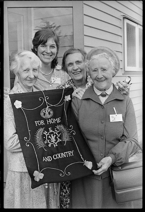 Four members of the Newlands Country Women's Insitute - Photograph taken by Merv Griffiths